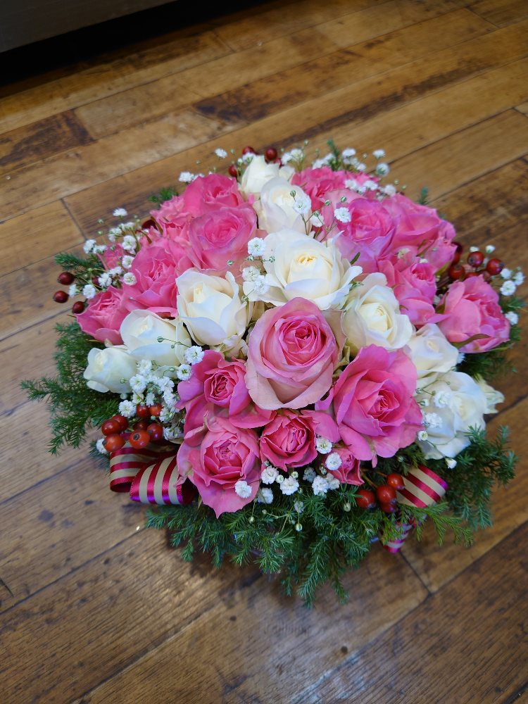 お誕生日にケーキアレンジメント