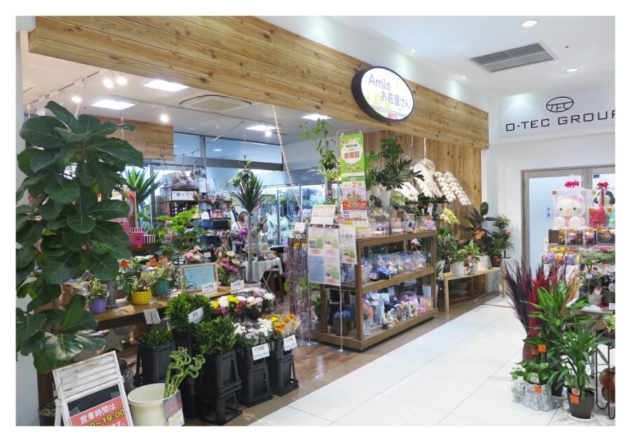 Amiのお花屋さんラフレ初生店内